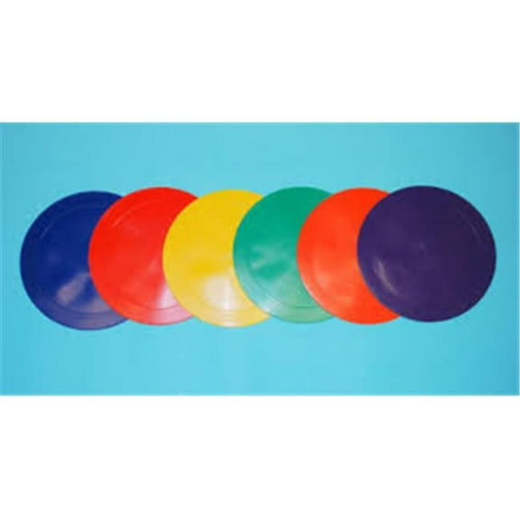 9 in. Round Mats, Set of 12 - Orange
