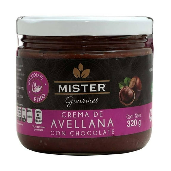 Crema de avellana Mister gourmet con chocolate 320 g