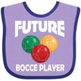 thumbnail image 3 of Inktastic Future Bocce Player Boys or Girls Baby Bib, 3 of 4