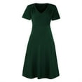 thumbnail image 3 of IROINNID Summer Dresses for Women 2024, Plus Size Wedding Guest Maxi Dresses for Women with Short Sleeve and V-Neck Flowy Summer Outfits Dress, 3 of 8