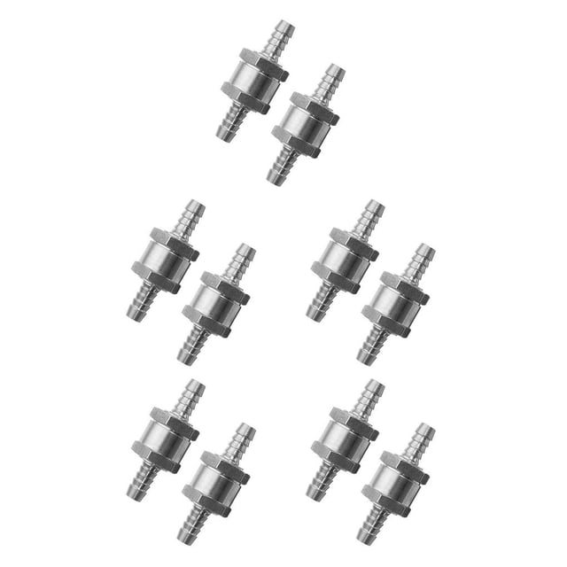 Riwesomey Válvula de retención, accesorio neumático, a prueba de herrumbre rápida, 6mm/8mm/10mm/12mm, conector de acoplamiento de válvulas Type2 NO2 Riwesomey CBP463559