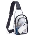 thumbnail image 1 of yeacher Sac à Dos Léger en PVC Transparent pour Voyage, Sports et Sécurité avec Sangle Réglable et Multiples Compartiments, 1 of 6