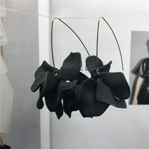 Limei Popular Drop Earrings Flower Jewelry Accessory Dress Up