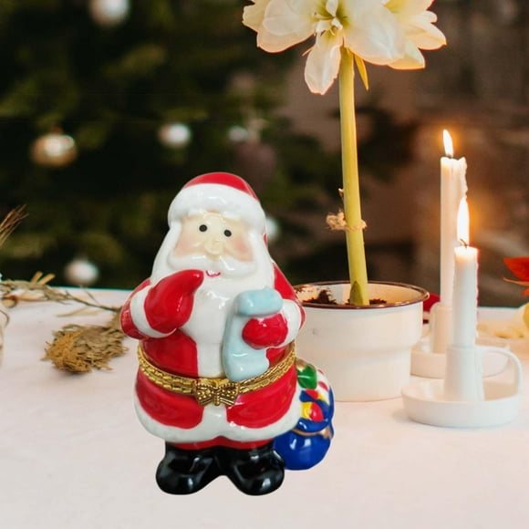 Joyero con forma de Papá Noel CUTICAT caja de recuerdos para anillos y joyas