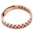 thumbnail image 2 of Pulsera de terapia magnética de moda Pulsera magnética de acero de titanio para túnel carpiano, 2 of 8