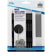 Nadex Coins NCS8-1177 4-Pack Secure Counter Ballpoint Pens (Black) - Black - 4 / Pack