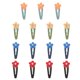 thumbnail image 1 of 15 pinzas para el pelo con forma de corazón y diseño de arcoíris, adorables pinzas para el flequillo, colores aleatorios, 1 of 6