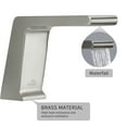 thumbnail image 3 of Boyel Living 5-Hole Deck Mounted Bathtub Faucet Bathroom Roman Tub Faucet with Hand-held Shower Sprayer Brushed Nickel, 3 of 9