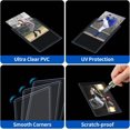 thumbnail image 4 of Pochettes pour Cartes à Collectionner Étui Rigide en Plastique Transparent Support 42 Pcs Cartes de Baseball Topload, 4 of 5