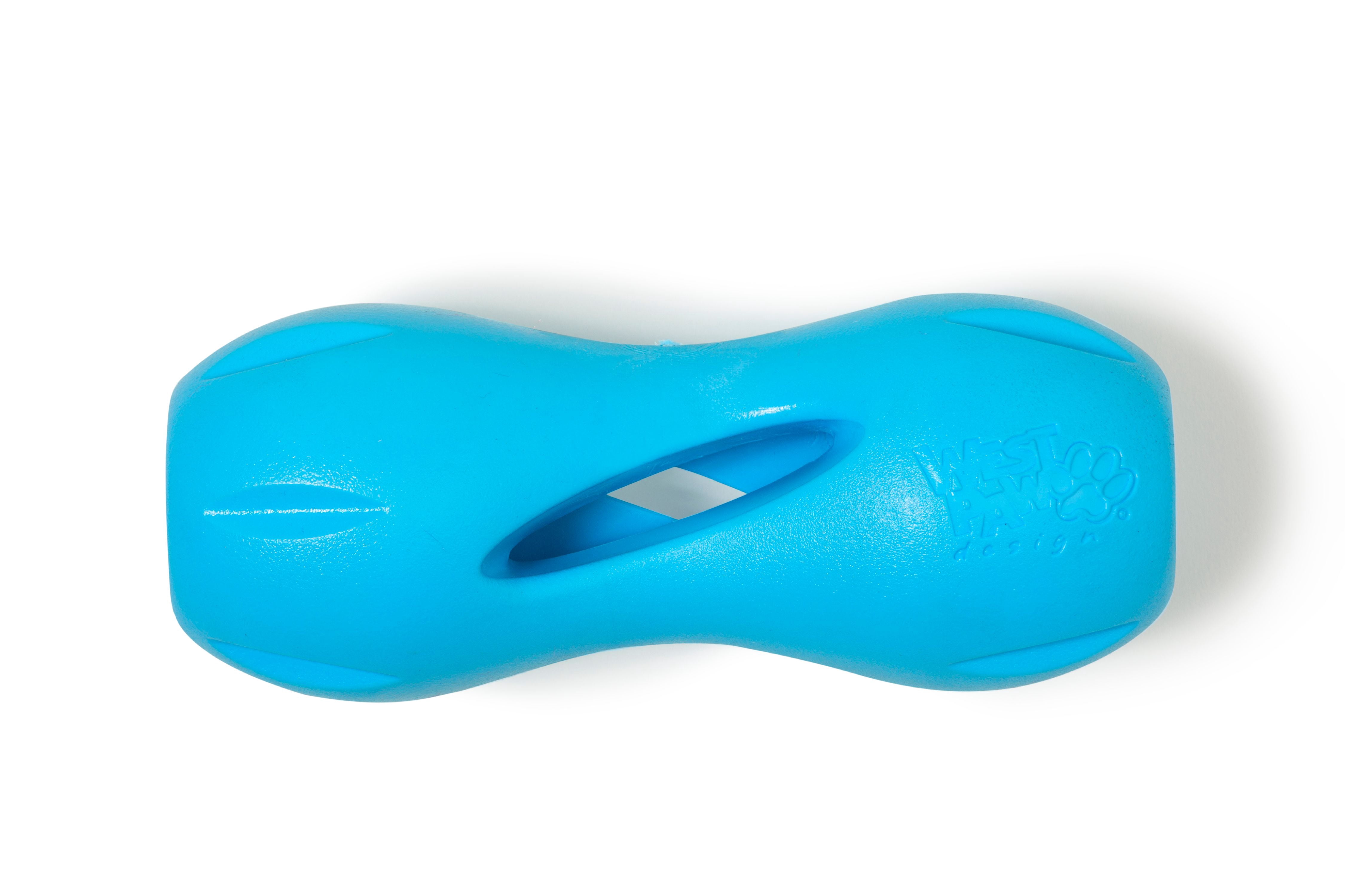 West Paw Zogoflex Qwizl Large 6.5" Dog Toy Aqua