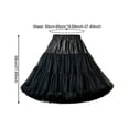 thumbnail image 2 of Women Tulle Petticoat, Soft Puffy Skirt, Elastic Waist Petticoat Tutu Tulle Skirt, Fluffy Skirt, Multi-Layer Party Puffy Skirt, 2 of 7