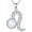 Leo, variant on Zodiac Symbol Pendants Opal Pendant Necklace,925 Sterling Silver Hypoallergenic Necklacefor Women,Opal Jewelry Birthday Gifts for Women Her