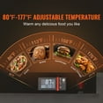 thumbnail image 2 of KFFKFF Hot Box Food Warmer, 4-Tier Concession Warmer with Water Tray, 4 Pans, Double-door and Adjustable Shelves, Stainless Steel Food Warmer Cabinet, 2 of 9