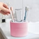 thumbnail image 1 of Portacepillos de dientes de pared con caja de almacenamiento | Adhesivo sin perforaciones | Organizador multicompartimento para baño | Incluye soporte para pasta de dientes y cepillos de dientes |, 1 of 6