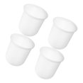 thumbnail image 5 of Milisten 4-Piece Round Toilet Brush Set with White Plastic Holder, Space-Saving Bathroom Cleaning Accessories, 5 of 8