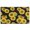 Black Sunflower Green, variant on Beige Sunflower Small Flower Pattern Door Rugs,Washable Non Slip Door Mats Indoor,Decorative Door Mats,Entry Mat Indoor for Entrance,Bedroom,Kitchen,Bathroom,17"x30"