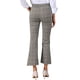 thumbnail image 3 of Pantalones de traje de oficina de cintura alta con abertura lateral de cuadros para mujer INSPIRE CHIC M Negro, 3 of 6