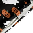 thumbnail image 4 of 3 Pcs Soft Bedding Set, Includes 1 Duvet Cover with Zipper And 2 Pillow Shams,Black Halloween Background with Pumpkin Twin(86"x70"), 4 of 8
