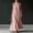 Pink, variant on Women's Solid Color Halter Slip Dress Sleeveless Flowy Tiered Midi‑Maxi Vacation Dress with Functional Pockets White M(M)