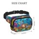 thumbnail image 4 of Balery Sea World Mochila Cinturón para Mujeres y Hombres, Bolsa de Cintura Impermeable de Doble Capa con Correa, 4 of 9