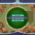thumbnail image 6 of Buffalo Blizzard Round Swimming Pool Supreme Green/Black Winter Cover with Leaf Net, 15', 6 of 7