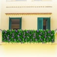 thumbnail image 3 of QUTETN Balcony Privacy Screen Artificial Leaves Expandable Trellis Outdoor Privacy Fence Screen, 3 of 6