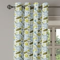 thumbnail image 3 of Ambesonne Luau Grommet Curtain, Summer Surfers and Plants, 50" x 63", Olive Green Slate Blue, 3 of 6