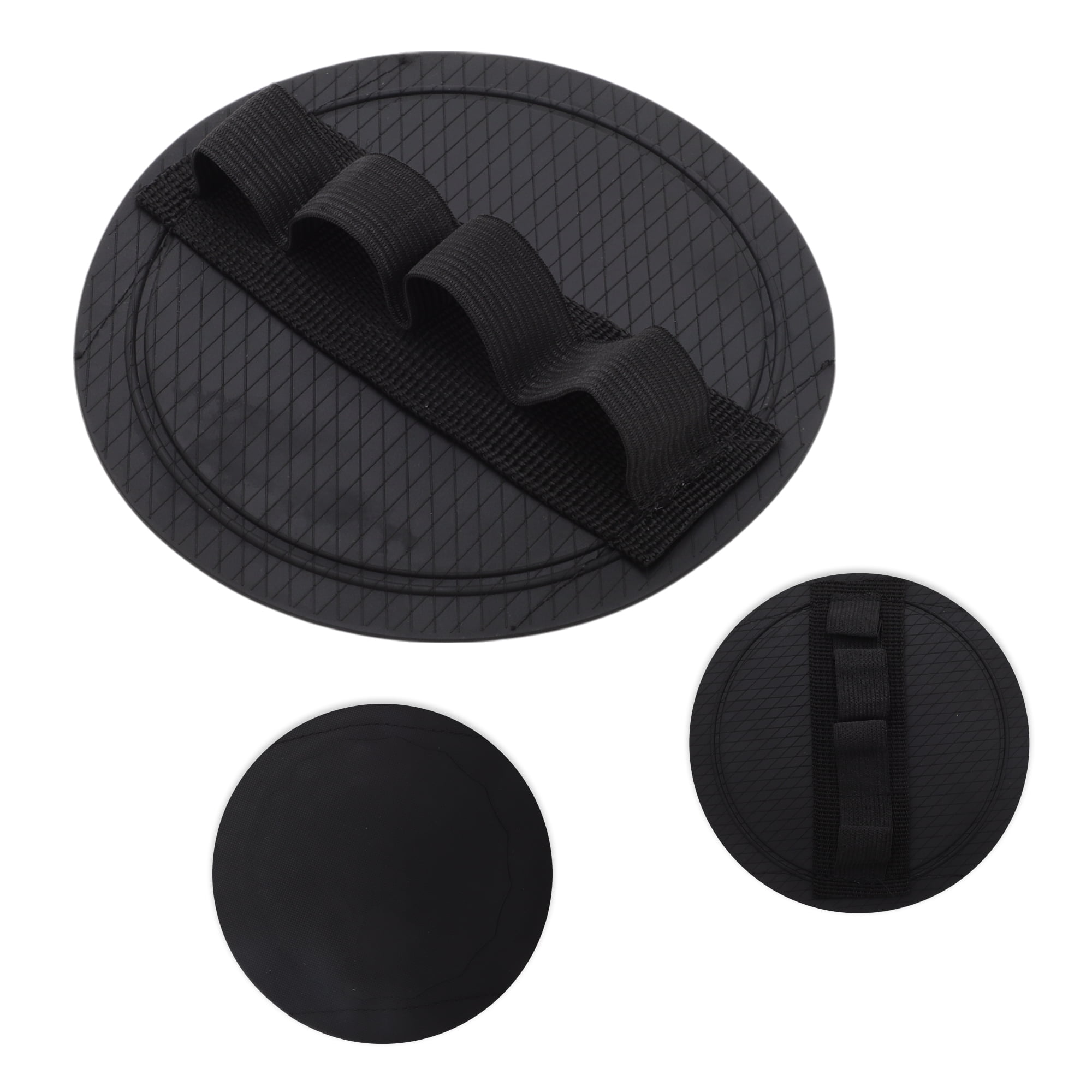 Unique Bargains 1pc Convenient Round Bath Scrubber for Cleaning and Massage Black