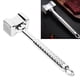 thumbnail image 4 of Martillo Para Bistec De Acero Inoxidable, Superficie De Espejo Liso Que Distribuye La Fuerza Uniformemente El Ablandador De Carne Agarre Fuerte Lado Plano Para Hacer Cocina OTVIAP Stainless Steel Meat Hammer, 4 of 8
