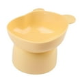 thumbnail image 5 of Raised Cat Bowl Neck Protection Elevated Cat Bowl Lightweight Stable Durable Cats Snack Bowl Pet Feeding Bowl for Cats Dogs Yellow, 5 of 8