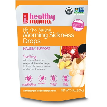 Nip the Nausea! Morning Sickness Drops Ginger Blood Orange, 3.5 (Best Way To Take Ginger For Nausea)