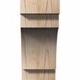 thumbnail image 2 of 5 1/2"W x 12"D x 12"H Mediterranean Smooth Corbel, Douglas Fir, 2 of 9