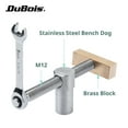 thumbnail image 4 of DuBois 51059-P2 Bench Dog Clamps for 3/4" (19mm) Dog Hole | Low-Profile Workbench Angle Adjustable Screw Clamp Stoppers, 4 PK, 4 of 7