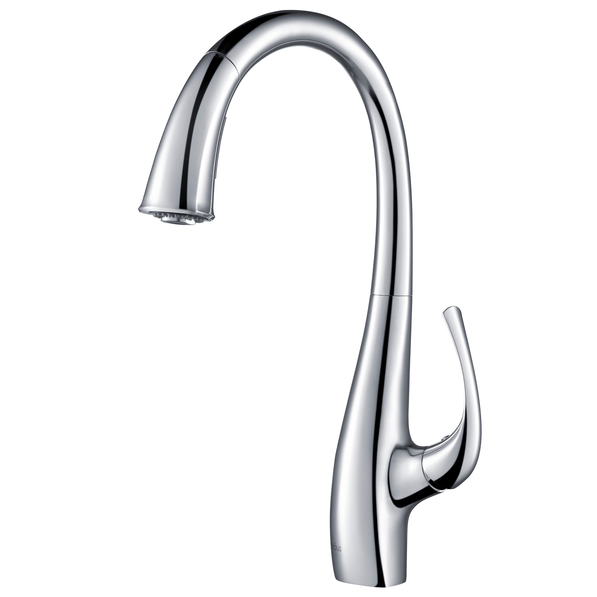 KRAUS Ansel Dual Function Pull-Down Kitchen Faucet, Chrome Finish