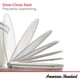 thumbnail image 4 of Asiento de inodoro delantero alargado lento, color blanco, 4 of 5
