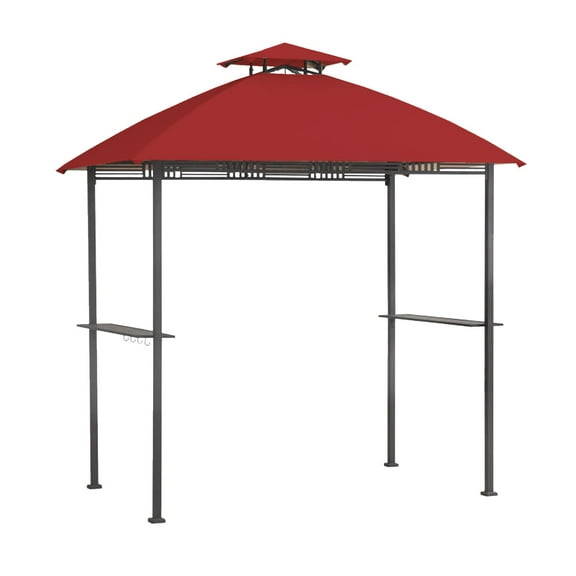 Garden Winds Replacement Canopy Top Cover for Westbrook Grill Gazebo - Riplock 350 - Cinnabar