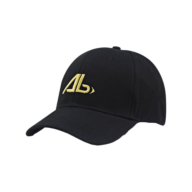 Minnieouse Gorra rígida de poliéster Elija para un ajuste cómodo y moderno Sombrero de algodón de primavera y otoño Sombreros Etiqueta de oro negro Talla única