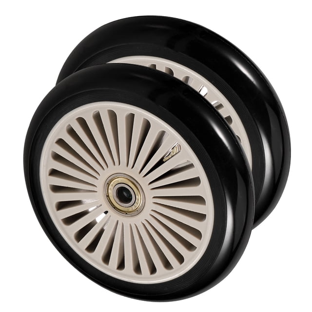 OULII Roues de Remplacement Résistantes à l'Usure pour Trottinette 2 Pcs Rondes Fonctionnement Silencieux pour Planche à Roulettes et Trottinette Électrique