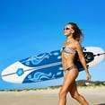 thumbnail image 4 of Costway 6' Surfboard Foamie Body Surfing Board W/3  Fins & Leash for Kids Adults White, 4 of 12