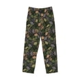 thumbnail image 4 of Goofa Camouflage Skulls Printed Soft Pajama Pants for Men, Wide Leg Comfy Casual Lounge Yoga Pants-Small, 4 of 9