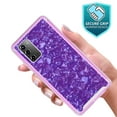 thumbnail image 3 of Samsung Galaxy Note 20 Case, Rosebono Graphic Design Shockproof Impact Resistant Protective Full-Body Rugged Clear Hybrid Bumper Case for Samsung Galaxy Note 20 (Purple Shell), 3 of 5