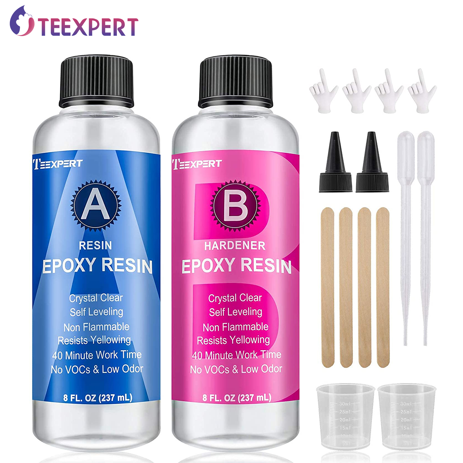 Teexpert Epoxy Resin Kit 16OZ