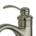 thumbnail image 3 of Bellaterra Home Madrid Single Handle Bathroom Vanity Faucet with Drain without Overflow in Brushed Nickel, 3 of 4