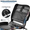 thumbnail image 4 of FORMRS Zipper Binder with Shoulder Strap 2-inch Ring 500 Sheet Capacity File Bag, Blue Flowers, 4 of 5