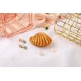 thumbnail image 5 of ABCISI Trinket Box, Hand Painted Enameled Shell Style Decorative, Hinged Jewelry Trinket Box, Unique Gift for Home Decor (Orange), 5 of 12