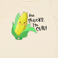 thumbnail image 4 of Inktastic Aw, Shucks, I'm Cute Corn Humor Boys or Girls Baby T-Shirt, 4 of 5