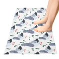 thumbnail image 5 of Dailycode Pigeon and Leaf Bathroom Rugs Non Slip Absorbent Soft Plush Quick Dry Bath Mat, 39"x20", 5 of 8