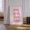 Stretched Canvas, variant on Yes Girl You Can Print, Pink Typography Girly Motivational Poster