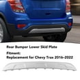 thumbnail image 4 of Bumper Valance Panel, Multifunctional Rear Bumper Lower Skid Plate Simple Installation  For Trax 2016 To 2022 Silver,Black, 4 of 8