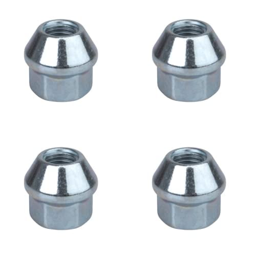(4 Pack) Tusk Factory Style Tapered Chrome Lug Nut 10mm x 1.25mm Thread Pitch w/ 17mm Head for CFMOTO CFORCE 1000 Touring 2025